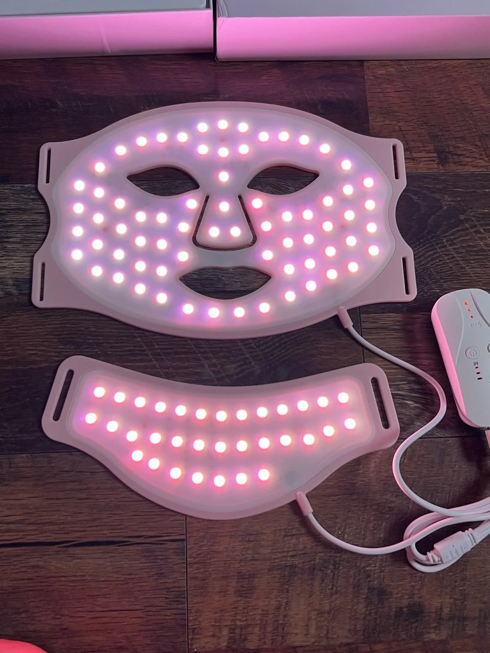 Red Light Therapy for Face & Neck 850nm Infrared & Red Light Mask 7 Modes NEW